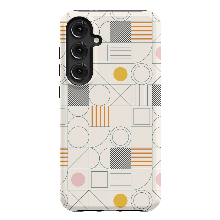 Galaxy S24 Plus StrongFit Spring Bauhaus Lines by ArtPrInk