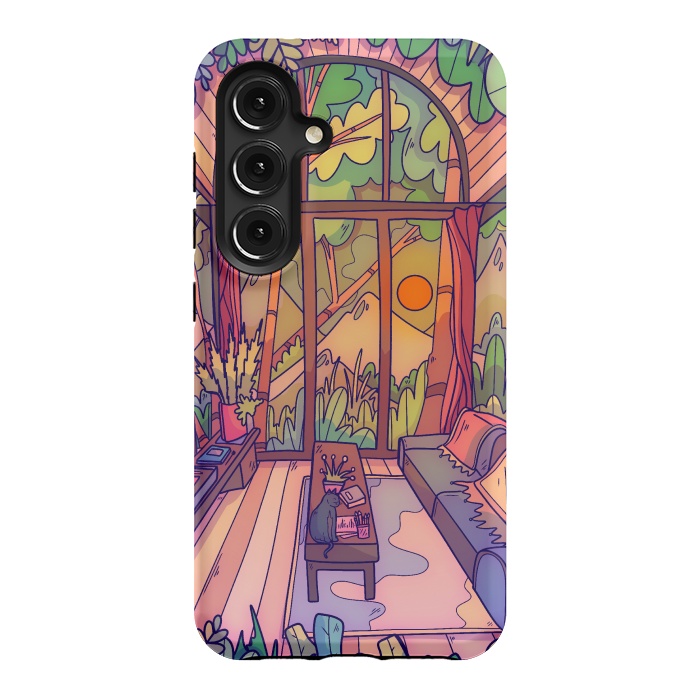 Galaxy S24 StrongFit My forest home by Steve Wade (Swade)