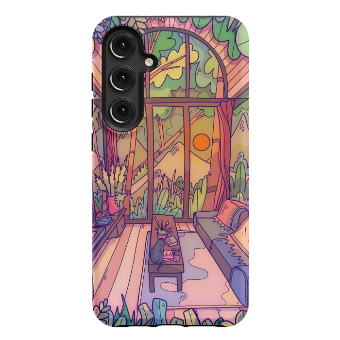 Galaxy S24 Plus StrongFit My forest home by Steve Wade (Swade)
