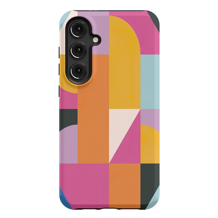 Galaxy S24 Plus StrongFit Abstract geometric  by Winston
