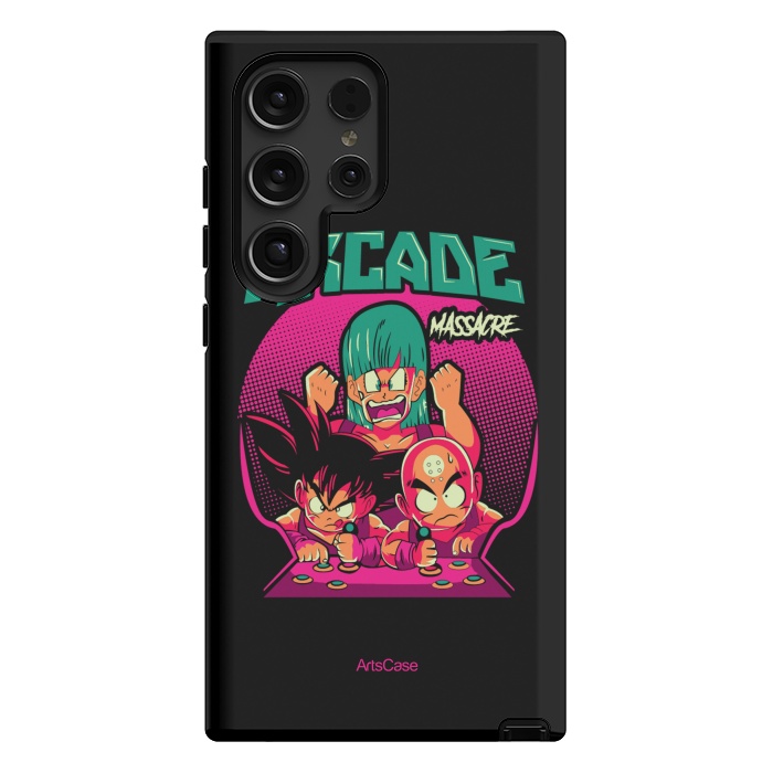 Galaxy S24 Ultra StrongFit Ultimate Gaming Armor: Arcade-Themed. by ArtsCase