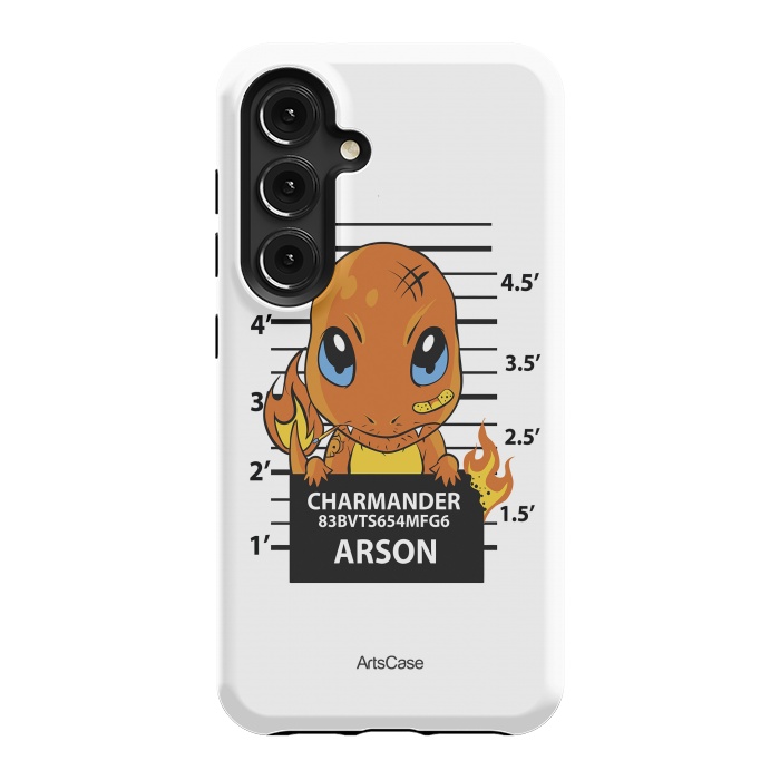 Galaxy S24 StrongFit Bring Home the Warmth: Charmander-Inspired Plush Toy by ArtsCase