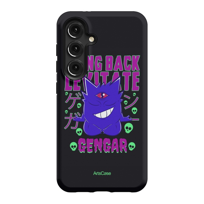 Galaxy S24 StrongFit Hauntingly Delightful: Bring Home the Mischief with Gengar-Inspired by ArtsCase