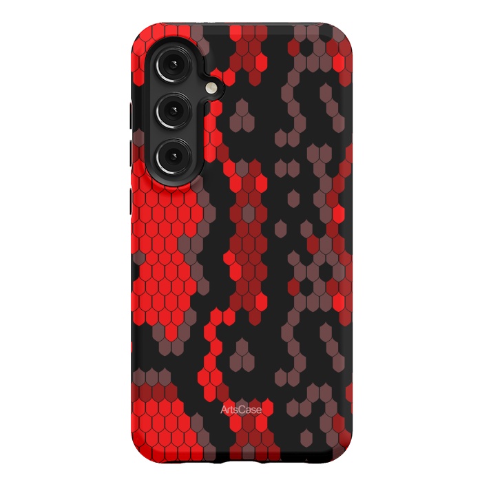 Galaxy S24 Plus StrongFit Wild Red Snake by ArtsCase