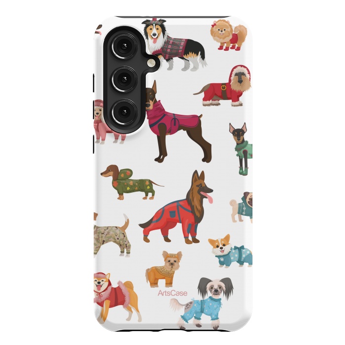 Galaxy S24 Plus StrongFit Fashion Dogs by ArtsCase