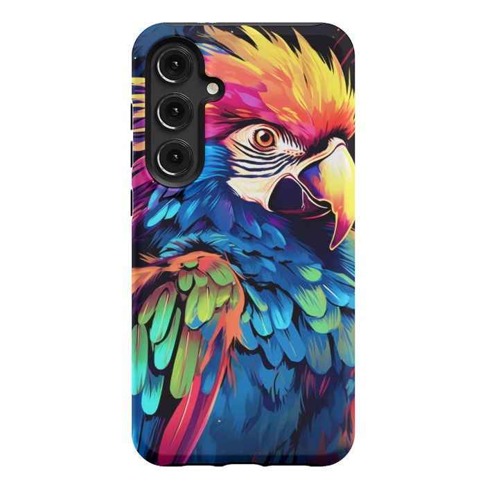 Galaxy S24 Plus StrongFit Colorful parrot by haroulita