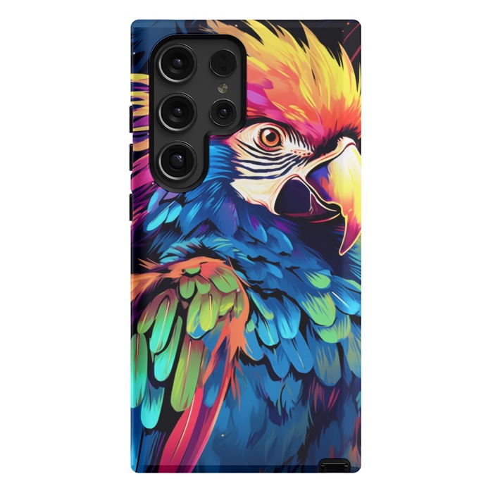 Galaxy S24 Ultra StrongFit Colorful parrot by haroulita