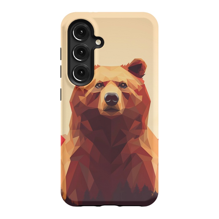 Galaxy S24 StrongFit Poly bear by haroulita