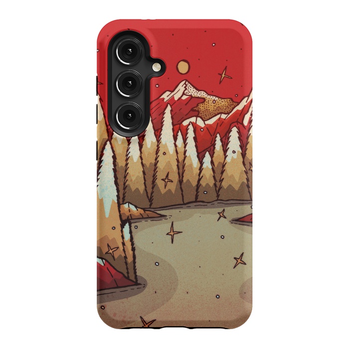 Galaxy S24 StrongFit The red Xmas lands by Steve Wade (Swade)
