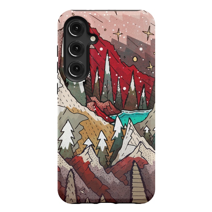 Galaxy S24 Plus StrongFit The great winter land  by Steve Wade (Swade)