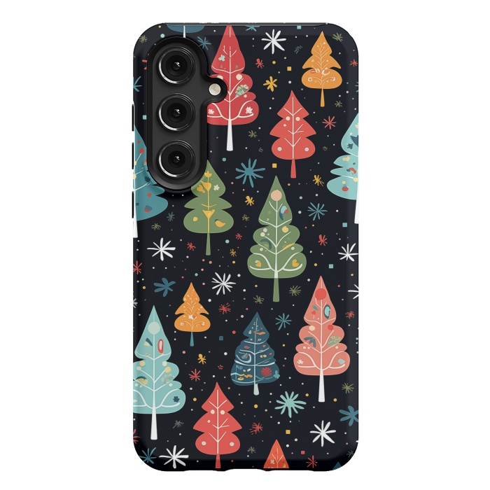 Galaxy S24 Plus StrongFit Whimsical Christmas Pattern by Texnotropio