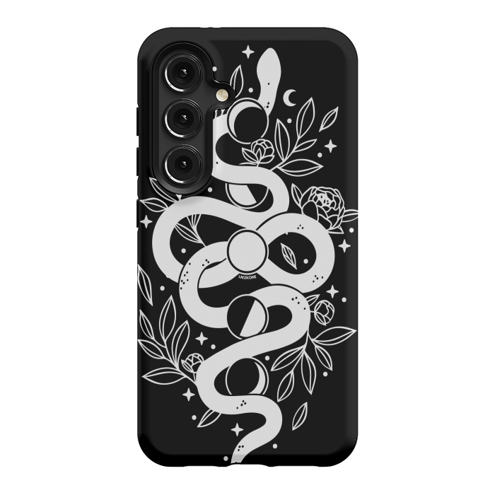 Galaxy S24 StrongFit Mystical Moon Snake by LM2Kone