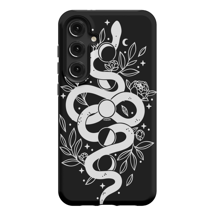 Galaxy S24 Plus StrongFit Mystical Moon Snake by LM2Kone