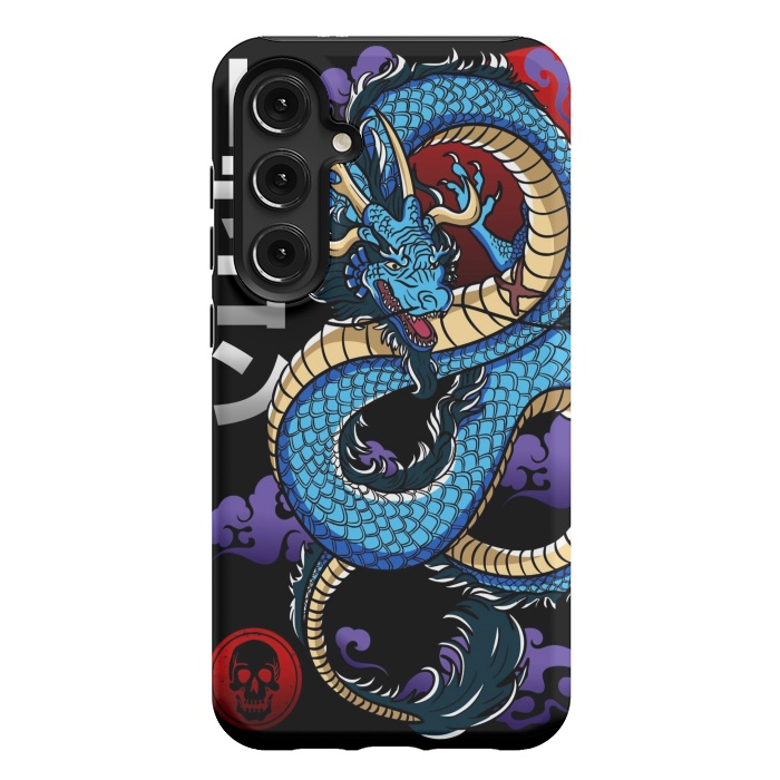 Galaxy S24 Plus StrongFit Japanese Dragon Emperor by LM2Kone