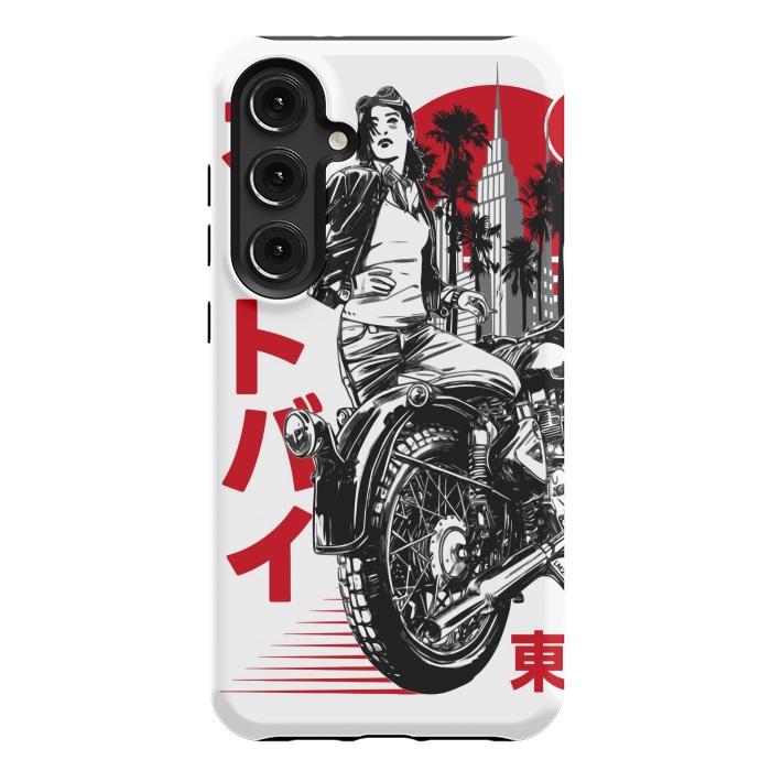 Galaxy S24 Plus StrongFit Urban Japanese Motorcycle by LM2Kone