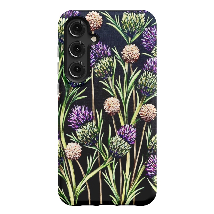 Galaxy S24 Plus StrongFit Thistle  by Denise Cassidy Wood