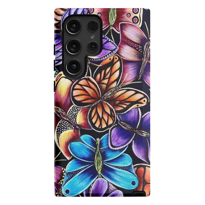 Galaxy S24 Ultra StrongFit Butterflies by Denise Cassidy Wood