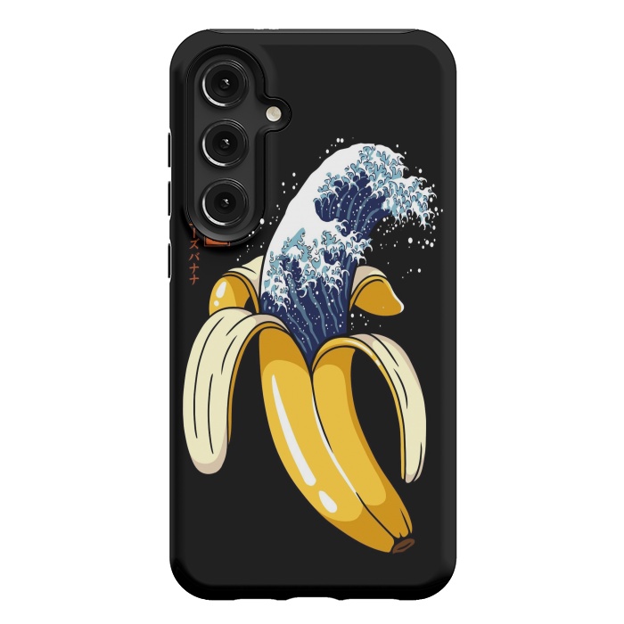 Galaxy S24 Plus StrongFit The Great Wave of Banana by LM2Kone