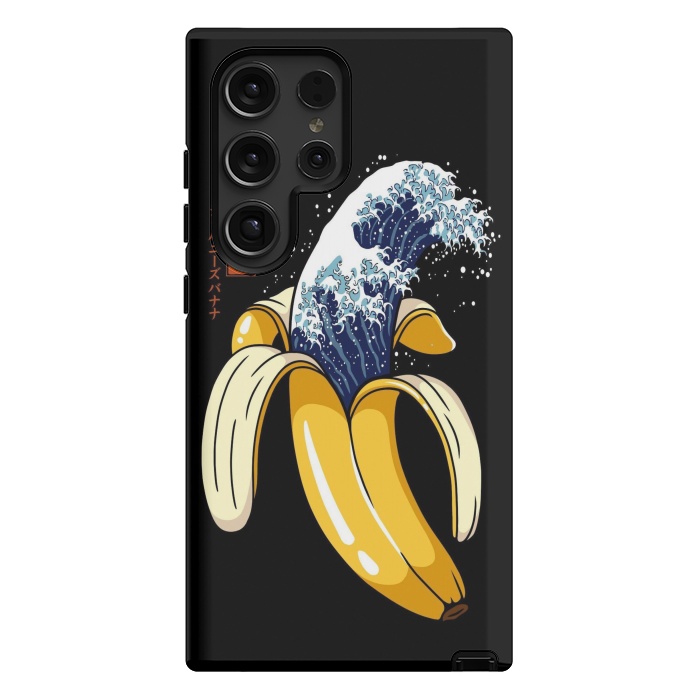 Galaxy S24 Ultra StrongFit The Great Wave of Banana by LM2Kone