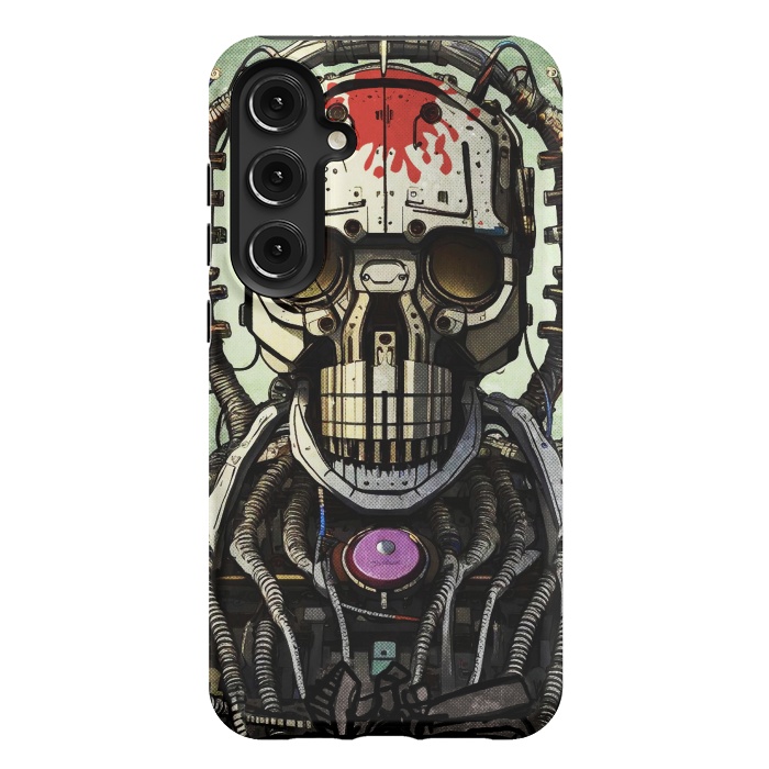 Galaxy S24 Plus StrongFit metal skull by Manuvila