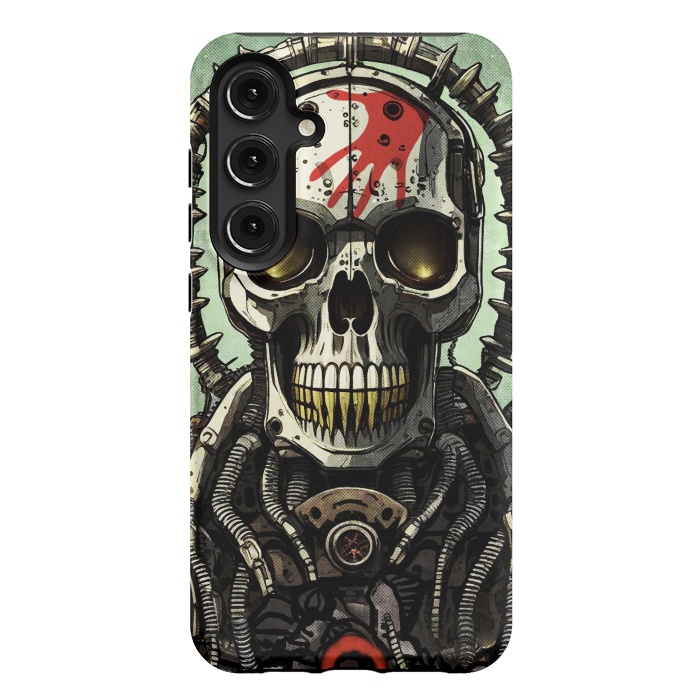 Galaxy S24 Plus StrongFit Metal skull2 by Manuvila
