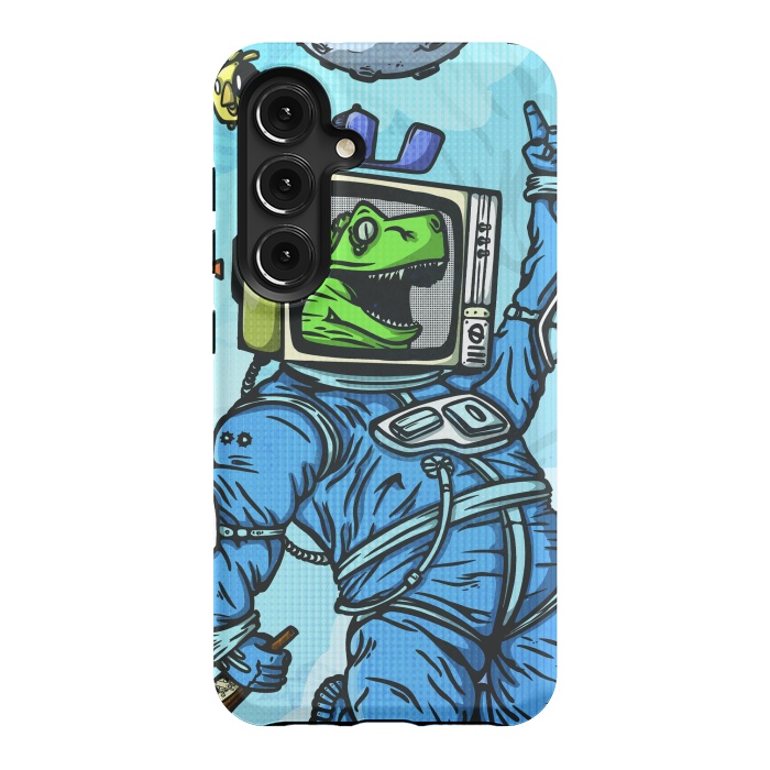 Galaxy S24 StrongFit Astro lizard by Manuvila