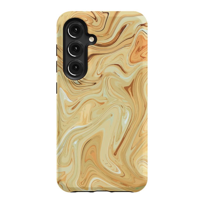 Galaxy S24 StrongFit Different Abstract, Liquid Pattern, Marble Effect by Creativeaxle