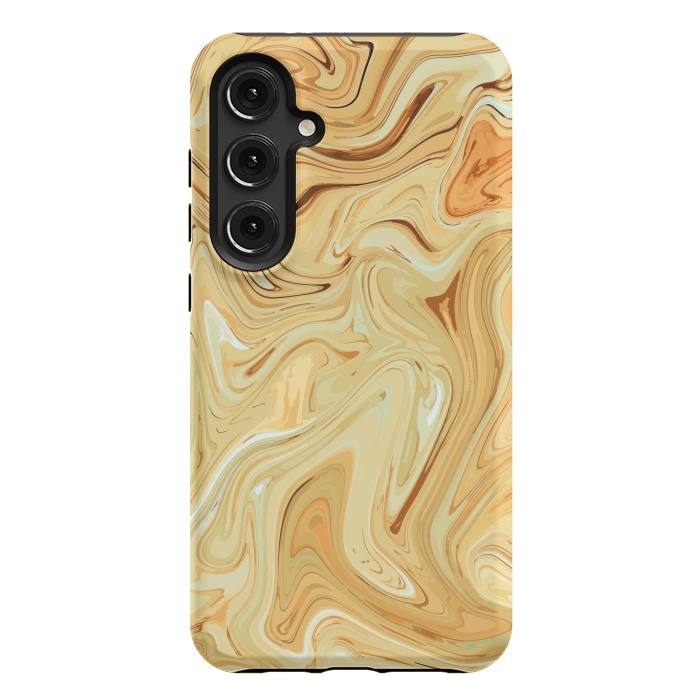 Galaxy S24 Plus StrongFit Different Abstract, Liquid Pattern, Marble Effect by Creativeaxle