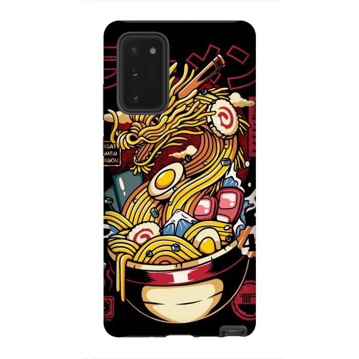 Galaxy Note 20 StrongFit Great Ramen Dragon Japanese by LM2Kone