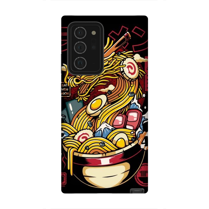 Galaxy Note 20 Ultra StrongFit Great Ramen Dragon Japanese by LM2Kone