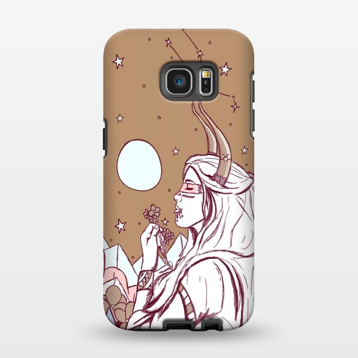 Galaxy S7 EDGE StrongFit Taurus ghost girl by Steve Wade (Swade)
