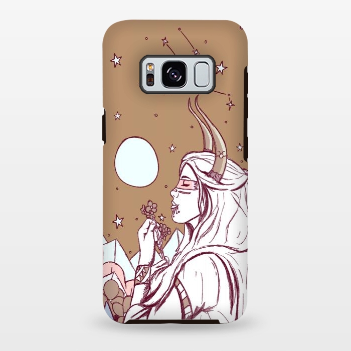 Galaxy S8 plus StrongFit Taurus ghost girl by Steve Wade (Swade)