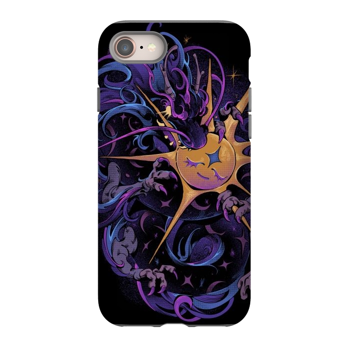 iPhone 8 StrongFit Eclipse Dragon by Ilustrata