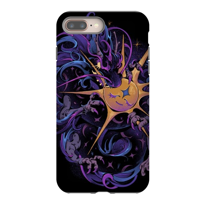 iPhone 8 plus StrongFit Eclipse Dragon by Ilustrata