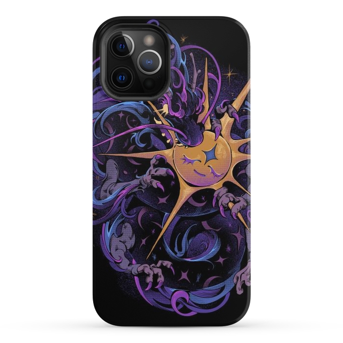 iPhone 12 Pro StrongFit Eclipse Dragon by Ilustrata