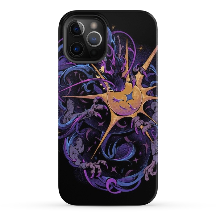 iPhone 12 Pro Max StrongFit Eclipse Dragon by Ilustrata