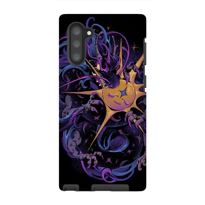 Galaxy Note 10 StrongFit Eclipse Dragon by Ilustrata