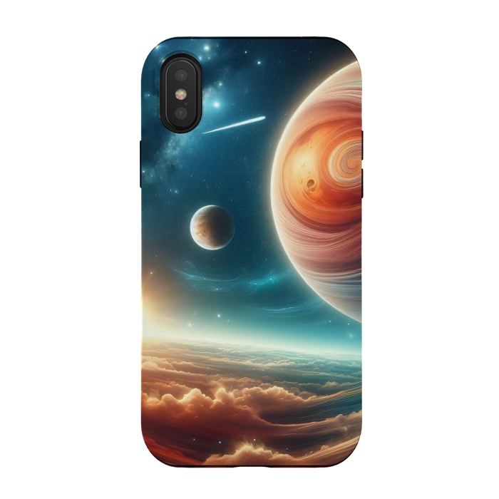 iPhone Xs / X StrongFit Swirling Universe by JohnnyVillas