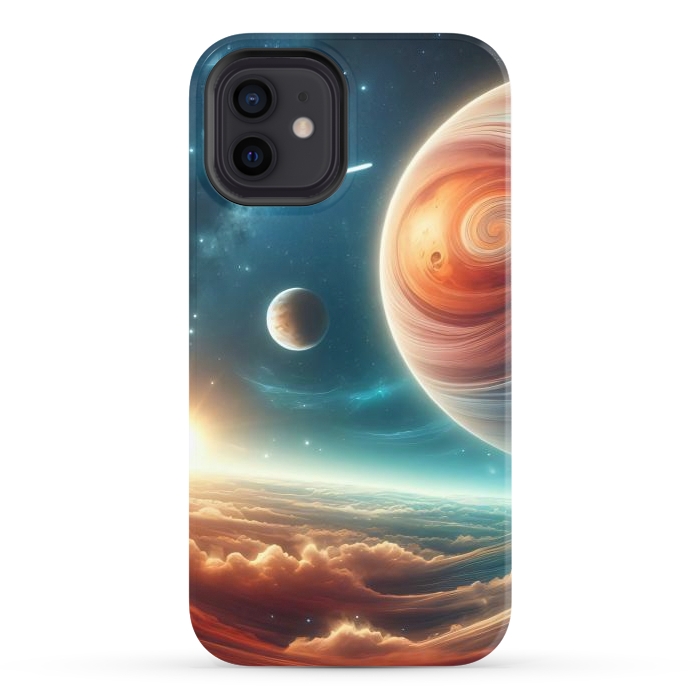 iPhone 12 StrongFit Swirling Universe by JohnnyVillas