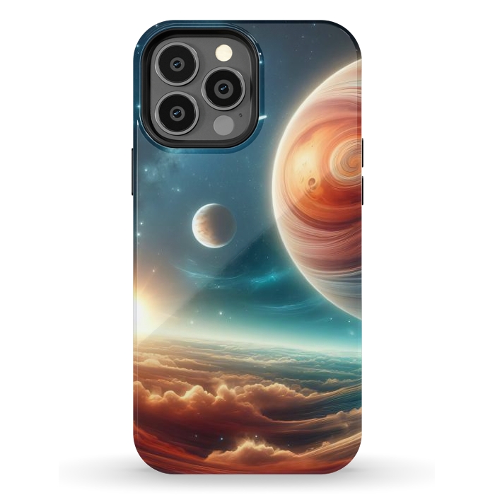 iPhone 13 Pro Max StrongFit Swirling Universe by JohnnyVillas