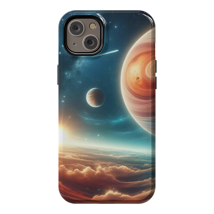 iPhone 14 Plus StrongFit Swirling Universe by JohnnyVillas