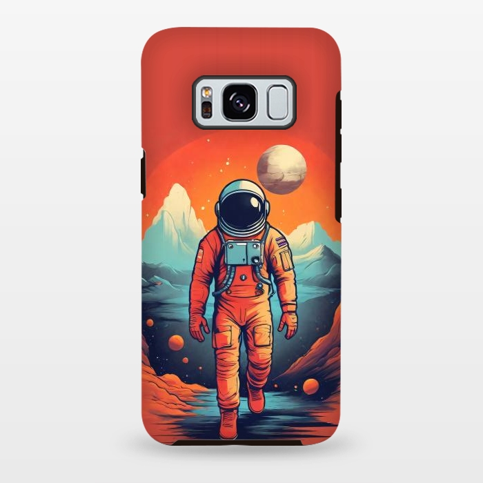 Galaxy S8 plus StrongFit Solitude Astronaut by JohnnyVillas
