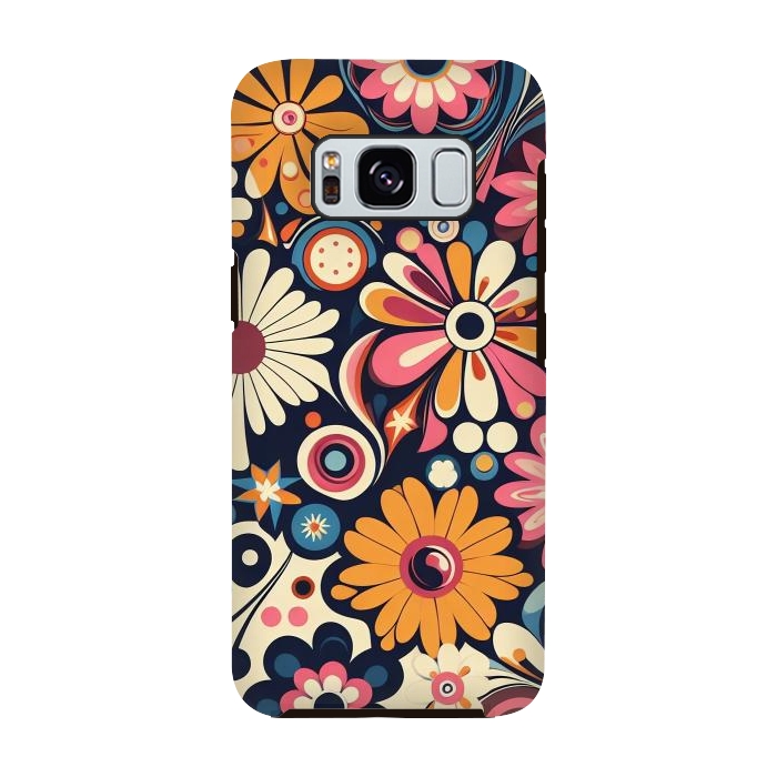 Galaxy S8 StrongFit 60s Flower Power 1 by JohnnyVillas