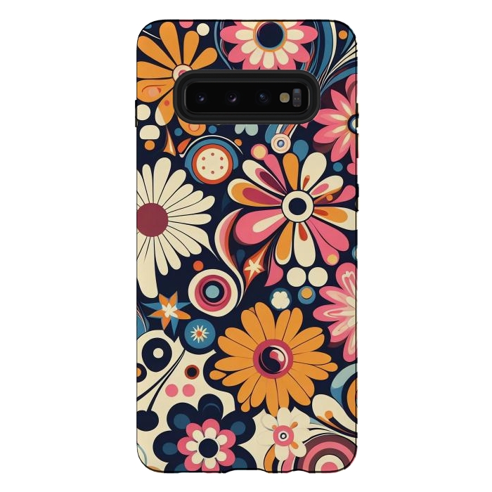 Galaxy S10 plus StrongFit 60s Flower Power 1 by JohnnyVillas