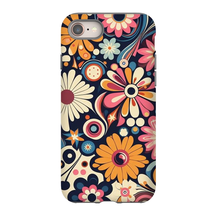 iPhone SE StrongFit 60s Flower Power 1 by JohnnyVillas