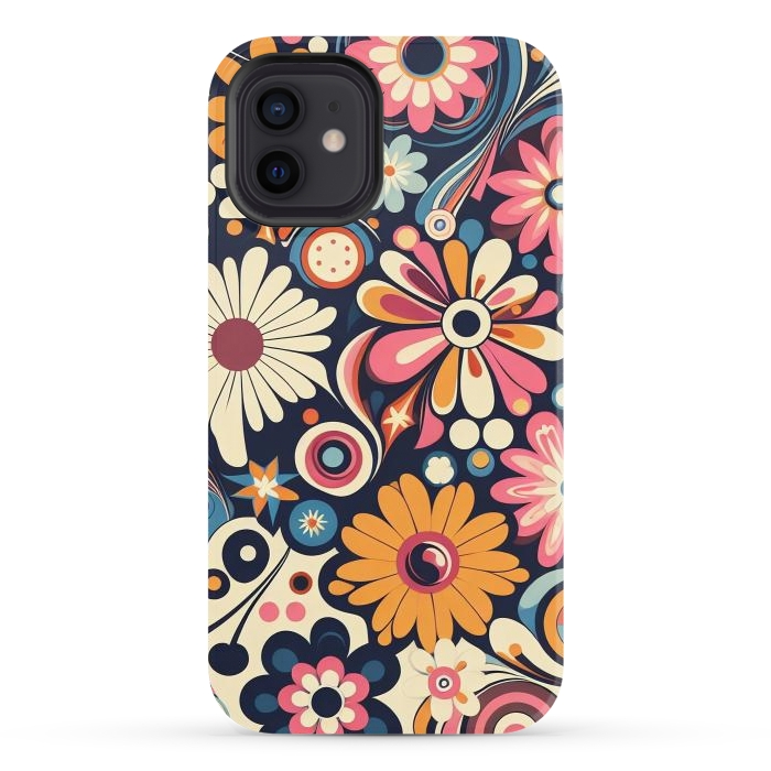 iPhone 12 StrongFit 60s Flower Power 1 by JohnnyVillas
