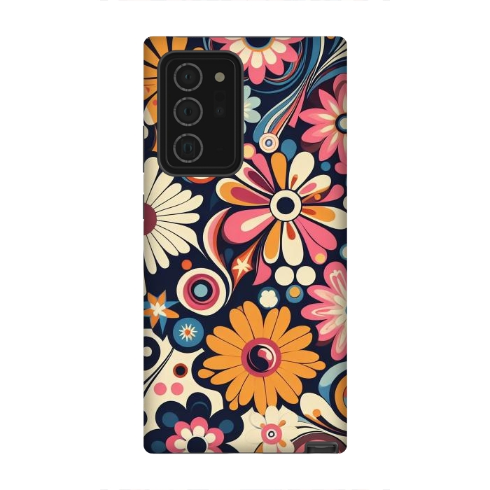 Galaxy Note 20 Ultra StrongFit 60s Flower Power 1 by JohnnyVillas