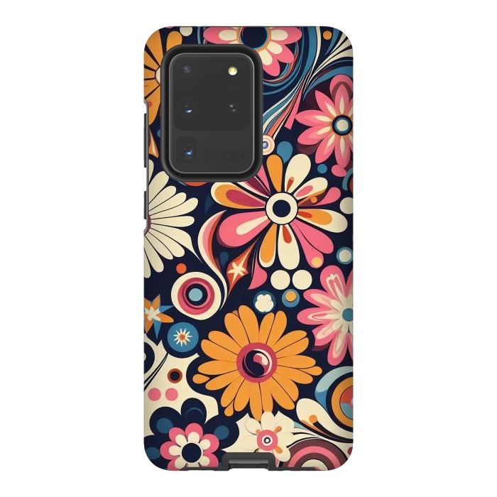 Galaxy S20 Ultra StrongFit 60s Flower Power 1 by JohnnyVillas
