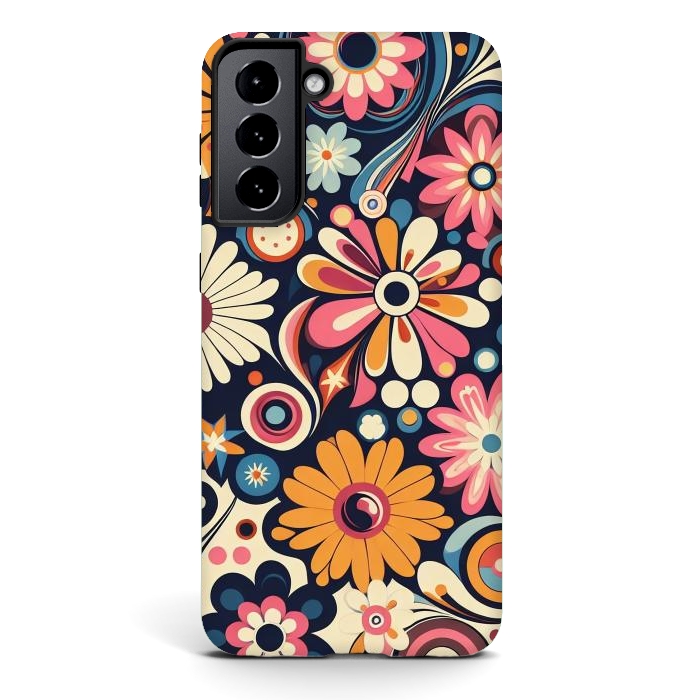 Galaxy S21 plus StrongFit 60s Flower Power 1 by JohnnyVillas