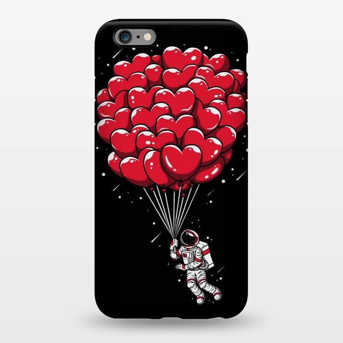 iPhone 6/6s plus StrongFit Heart Balloon Astronaut by LM2Kone